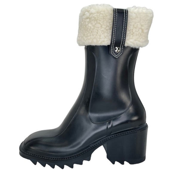 International Concepts Eddie2 Black PVC Heavy Duty Womens Rain Boots Size 6M - Picture 3 of 12